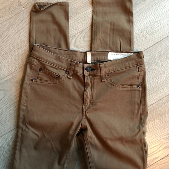 Rag & Bone The Legging Skinny Jean Shitake Brown - Picture 5 of 5